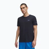 Sport OUTLET - Koszulka do biegania męska Under Armour Seamless Stride washed navy/reflective WYSYŁKA W 24H 30 DNI NA ZWROT - miniaturka - grafika 1