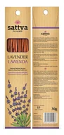 Kadzidła i dodatki - Sattva Ayurveda LAWENDA naturalne indyjskie kadzidełka 15 patyczków 30g - miniaturka - grafika 1