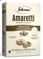 Ciastka - Ciasteczka amaretti 170g - Falcone z czekoladą miękkie - miniaturka - grafika 1