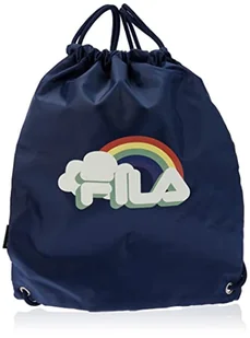 FILA Unisex dziecięcy Bohicon Rainbow Small Sport Drawstring Backpack-Medieval Blue-OneSize plecak, Medieval Blue, jeden rozmiar - Plecaki - miniaturka - grafika 1