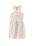 Sukienki i spódniczki dla dziewczynek - Mayoral Sukienka elegancka 6976 Beżowy Regular Fit - miniaturka - grafika 1