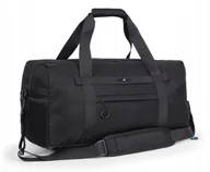 Torby sportowe - 4F LEKKA TORBA SPORTOWA 30L Z KIESZENIĄ NA OBUWIE CZARNA - miniaturka - grafika 1