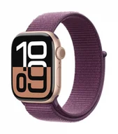 Smartwatch - Apple Watch 10 GPS + Cellular 42mm z aluminium różowego złota opaska sportowa Dojrzała Śliwka - miniaturka - grafika 1