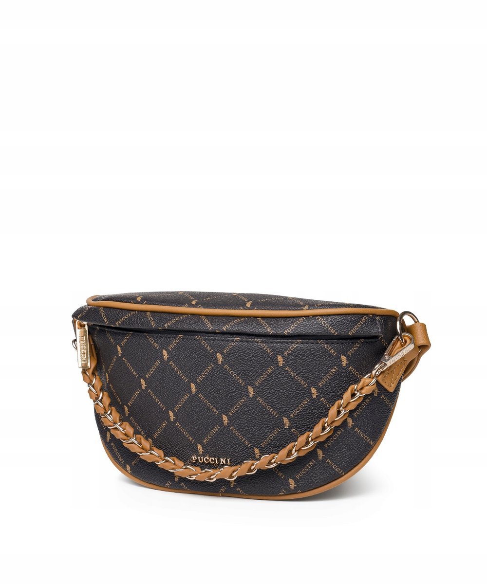 Torebka Damska Listonoszka Na Ramię Crossbody PUCCINI Brązowa BLXP0055N-2