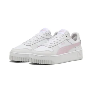 Sneakersy damskie Carina Street PUMA White Rose Mauve Feather Gray Pink - Buty trekkingowe damskie - miniaturka - grafika 1