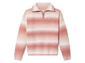 Swetry dla dziewczynek - pepperts!® Sweter dziecięcy troyer (134-140, Różowy) - miniaturka - grafika 1