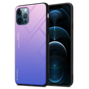 Pokrowiec Do Apple iPhone 13 PRO Etui w RÓŻOWO - NIEBIESKI TPU Obudowa Case Cover Plecki Ochronny Cadorabo - Etui i futerały do telefonów - miniaturka - grafika 1