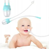Aspiratory do nosa - ASPIRATOR DO NOSA NA KATAR DLA DZIECI MANUALNY DO ODCIĄGANIA KATARU + ETUI - miniaturka - grafika 1