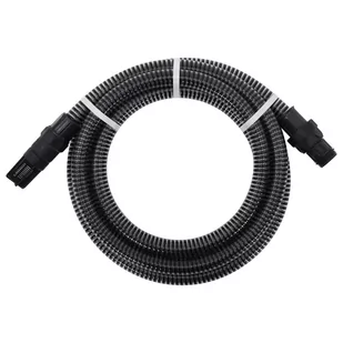 vidaXL Wąż ssący ze złączami z PVC 10 m 22 mm czarny 151078 - Węże ogrodowe i zraszacze - miniaturka - grafika 2