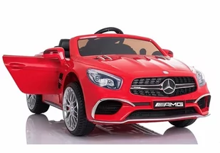 Import LEANToys Auto na Akumulator Mercedes SL65 Czerwony LCD 2340 - Pojazdy elektryczne dla dzieci - miniaturka - grafika 1