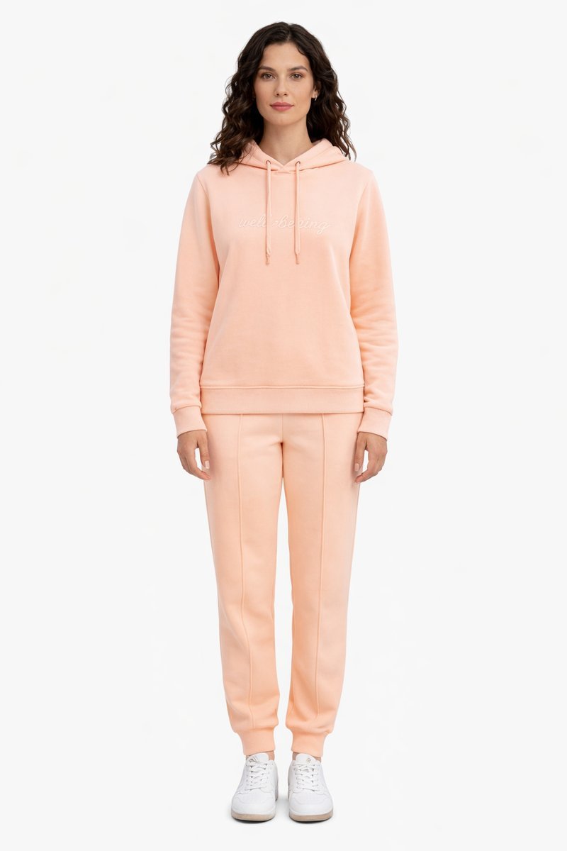 GUESS BLUZA Z KAPTUREM DAMSKA POMARAŃCZOWA CASUAL M 1I4A