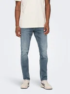 Spodnie męskie - Only & Sons Jeansy Loom 22024064 Niebieski Slim Fit - miniaturka - grafika 1