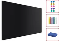 Biuro i firma OUTLET - OUTLET Tablica magnetyczna metalowa KREDOWA CZARNA 120x90cm MetalBoards blacha z nadrukiem na wszystkie rodzaje magnesów - miniaturka - grafika 1