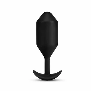 Korki analne - B-vibe Plug analny wibrujący - B-Vibe Vibrating Snug Plug 5 (XXL) Black 11641 - grafika 1