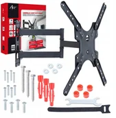 Uchwyty do telewizora - Art UCHWYT DO TV LED/LCD 23-52" 32KG AR-78S reg. pion/poziom 38cm - miniaturka - grafika 1