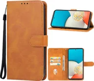 Etui i futerały do telefonów - Pokrowiec König Design kompatybilny z pokrowcem na telefon komórkowy ze skóry syntetycznej - Etui na telefon komórkowy brązowe - miniaturka - grafika 1