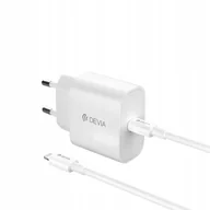 Ładowarki do telefonów - Ładowarka sieciowa PD 30W 3A GaN + kabel USB-C - lightning Devia - miniaturka - grafika 1