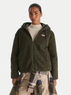 Bluzy damskie - Hunter Polar Bonelle HARW0053242 Zielony Relaxed Fit - miniaturka - grafika 1