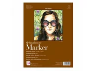 Podobrazia, bloki, papiery - Blok do markerów Strathmore 400 23x31 190g 24A Smooth White - miniaturka - grafika 1