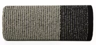 Ręczniki - Ręcznik EUROFIRANY Leon Czarno-grafitowy 70 x 140 cm - miniaturka - grafika 1