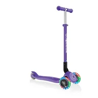 Hulajnogi - Hulajnoga 3-kołowa Globber Primo Foldable Plus Lights Violet 439-103 - miniaturka - grafika 1