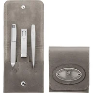 Etui i futerały do telefonów - Zestaw do manicure Zwilling Twinox – taupe, skórzane etui, 3 elementy - Taupe - miniaturka - grafika 1