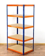 Szafy i regały magazynowe - Regał Helios magazynowy metalowy HNO_196X120X45_5_350 ilość półek 5 nośność 350 kg / Wamar-Sosenka - miniaturka - grafika 1