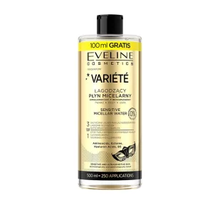 Eveline Variete łagodzący płyn micelarny 500ml - Płyny micelarne - miniaturka - grafika 1
