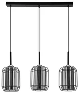Lampy stojące - Czarna potrójna lampa wisząca nad stół - 7X Z050 H7-B77 - miniaturka - grafika 1