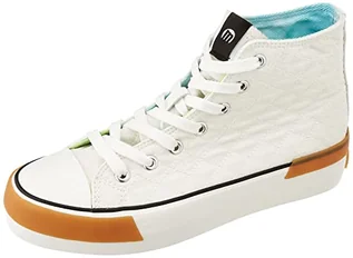 Koszulki i topy damskie - MTNG Damskie deportivo 60187 C14580 nylonowe buty sportowe Blanco 41, Low-Top, 10 UK - grafika 1