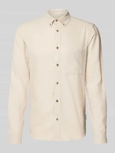 Koszula casualowa o kroju slim fit z kieszenią na piersi model ‘GUDMUND’ - Koszule męskie - miniaturka - grafika 1