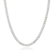 Srebrny Naszyjnik Męski Łańcuszek Pancerka 925 Prezent Dla Taty Chłopaka