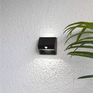 Lampy ogrodowe - Kinkiet solarny LED Wally z up- i downlight - miniaturka - grafika 1