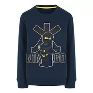 Bluzy dla chłopców - LEGO Bluza chłopięca Ninjago, Ciemny granatowy, 92 - miniaturka - grafika 1