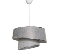 Lampy sufitowe - Żyrandol na lince BARETTE 1xE27/60W/230V srebrny/chrom błyszczący - miniaturka - grafika 1