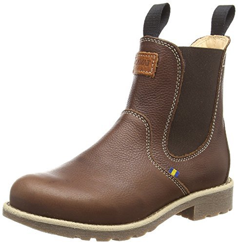 Kavat HUSUM Chelsea Boots buty dziecięce, uniseks, brązowy - brązowy 19 Darkbrown - 26 EU