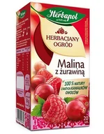 Herbata - Herbata HERBAPOL HERBACIANY OGRÓD Malina z Żurawiną 20t - miniaturka - grafika 1