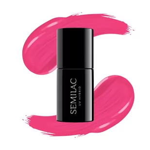 Semilac Semilac lakier hybrydowy 008 Intensive Pink 7ml - Lakiery hybrydowe - miniaturka - grafika 1