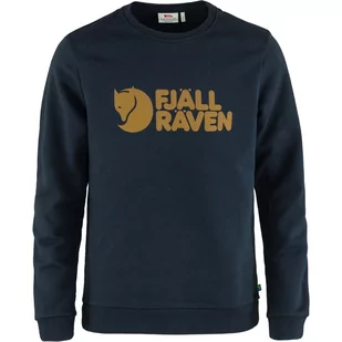 Męska bluza Fjällräven Logo Sweater M Rozmiar: M / Kolor: ciemnoniebieski - Bluzy sportowe męskie - miniaturka - grafika 1
