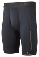 Spodnie sportowe męskie - RONHILL Spodenki biegowe męskie TECH STRETCH ULTRA 8" SHORT all black - miniaturka - grafika 1
