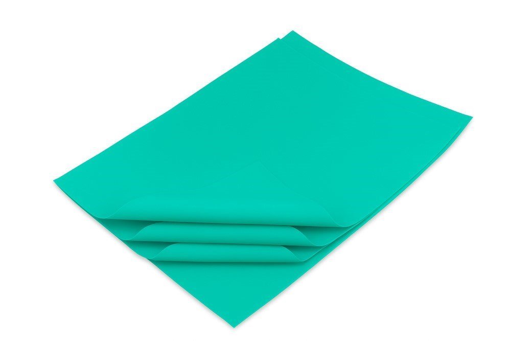 Bibuła ozdobna 20g 38x50cm Morska Zieleń - do pakowania - 100 arkuszy