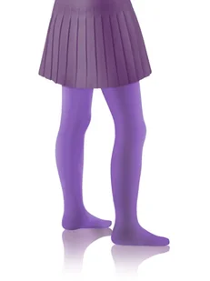 Claudia fioletowe rajstopy dziewczęce poliamid-140-146 - Rajstopy - miniaturka - grafika 1