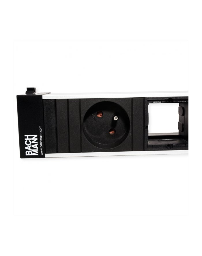 Listwa blatowy Bachmann 916003 1 x UTE 2 x wolne miejsce; 0 10m; kolor czarny 916.003