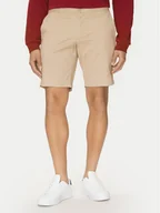 Spodenki męskie - Tommy Hilfiger Szorty materiałowe Brooklyn MW0MW23563 Beżowy Regular Fit - miniaturka - grafika 1