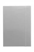 Teczki i skoroszyty - Penmate Ateneum Teczka z gumką A4 Top szara - miniaturka - grafika 1