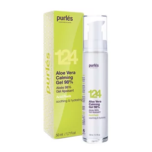 Purles 124 Aloe Vera Calming Gel 98% Kojący żel aloesowy 50 ml - Kremy do twarzy - miniaturka - grafika 1