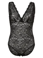 Body - GUESS Damskie body Kobiety czarny jednolity, S - miniaturka - grafika 1