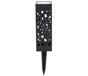 Aigostar - LED RGB Lampa solarna LED/0,006W/1,2V 28,5cm czarna IP44 - Lampy ogrodowe - miniaturka - grafika 1