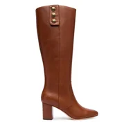 Kozaki damskie - Kozaki LAUREN RALPH LAUREN Kenndi 802977889001 Brązowy - miniaturka - grafika 1