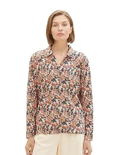 TOM TAILOR T-shirt damski, 32369 - Small Grey Tie Dye Floral, L - Koszulki i topy damskie - miniaturka - grafika 1